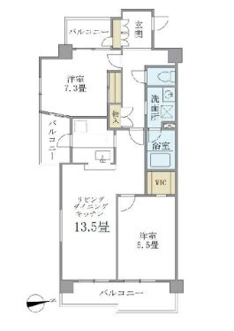 グリーンヒルズ目白の間取り