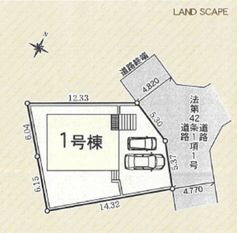 【仲介手数料０円】秦野市南矢名第20　新築一戸建ての区画図|秦野市南矢名第20　新築一戸建て