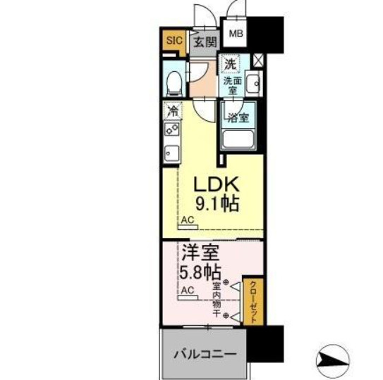 Park Avenue Eastの間取り