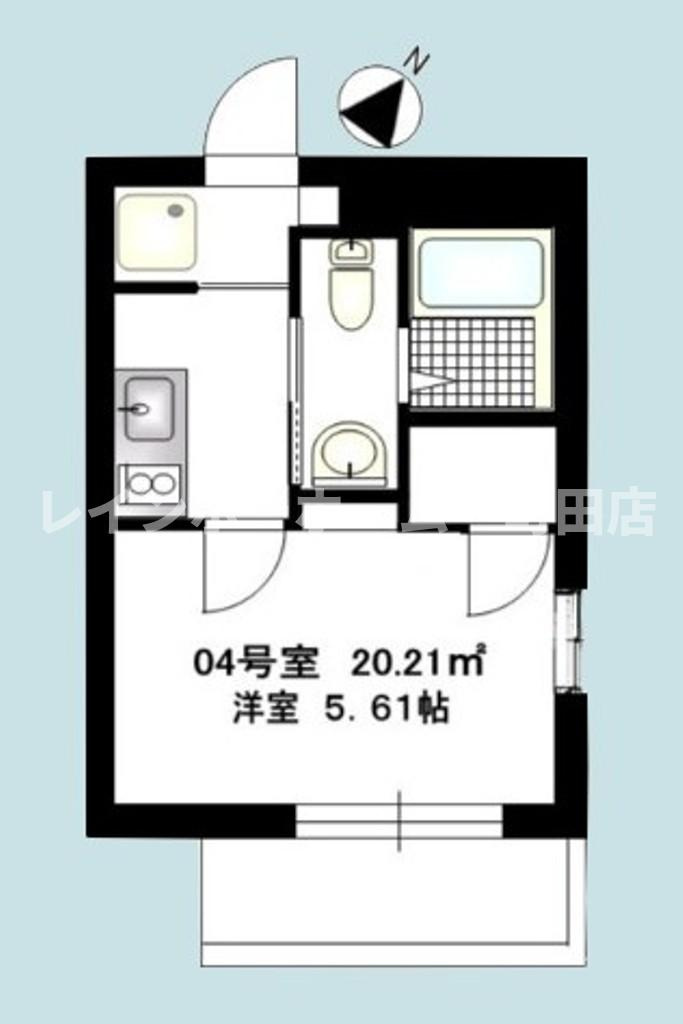 b’CASA町田※初期費用分割あと払いサービス利用可能物件の間取り