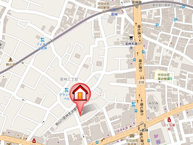 メゾン・ド・ソレイユ　Kの地図