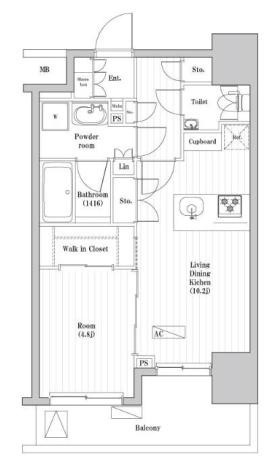 【間取り】 | オーパスレジデンス武蔵小山 | 間取り図