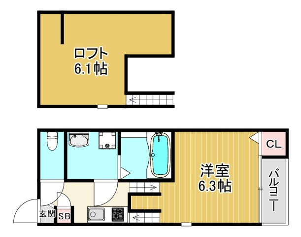 【間取り】 | ソルフェージュ鴫野東