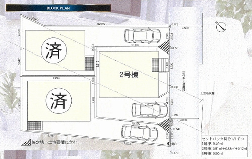 【仲介手数料０円】座間市相模が丘第36　新築一戸建て　2号棟の区画図|座間市相模が丘第36　新築一戸建て　2号棟