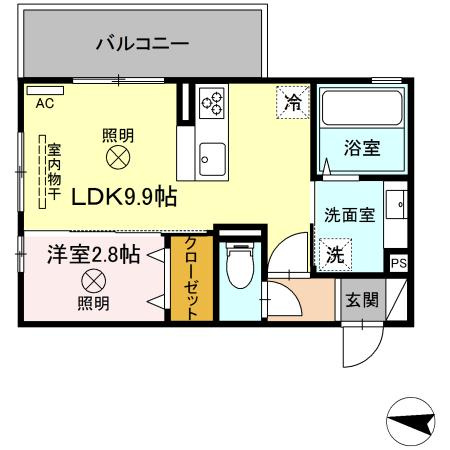 【間取り】 | コンフォール古閑上
