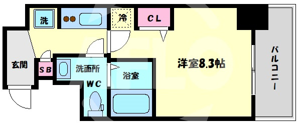 MSR梅田EASTの間取り|GRACE NORTH NISHITEMMA　開放感のある間取り