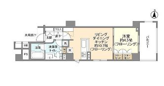 アスコットパーク住吉テラステージの間取り