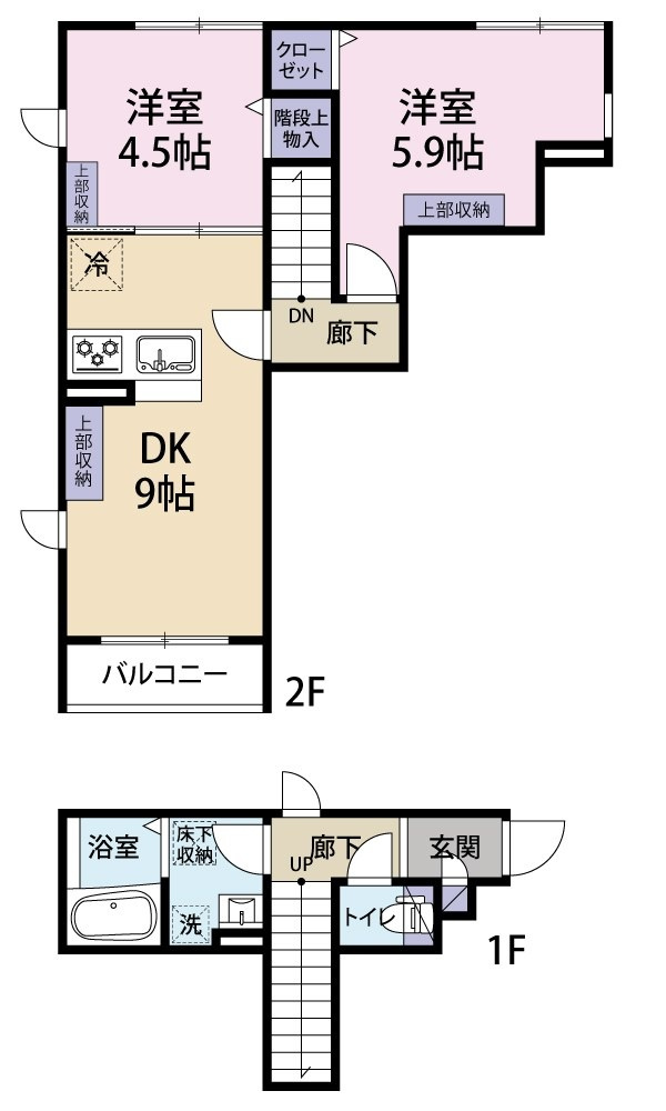Bonheur Maisonの間取り