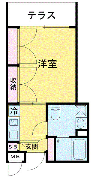 キャステリーノ三宿の間取り