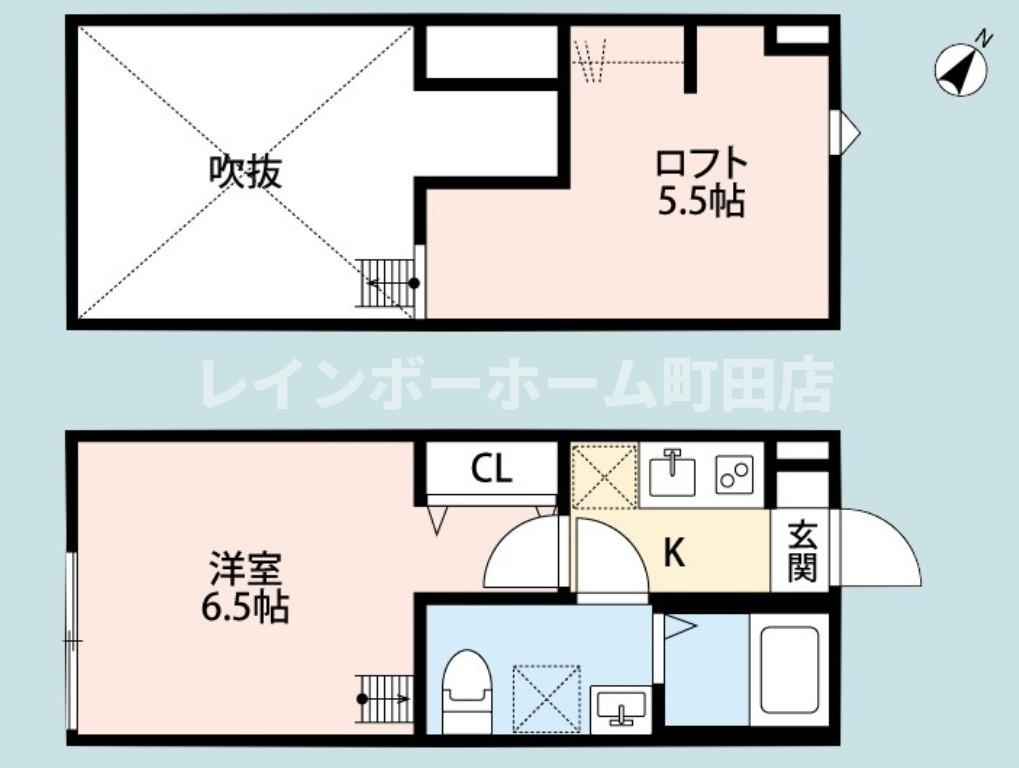 ハピネス※初期費用分割あと払いサービス利用可能物件の間取り