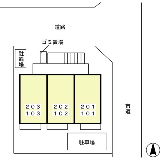 フラントイオの区画図