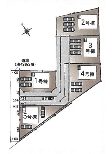 加古郡稲美町六分一 第10　　新築戸建の区画図