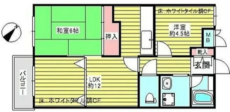 レオパード堀切の間取り