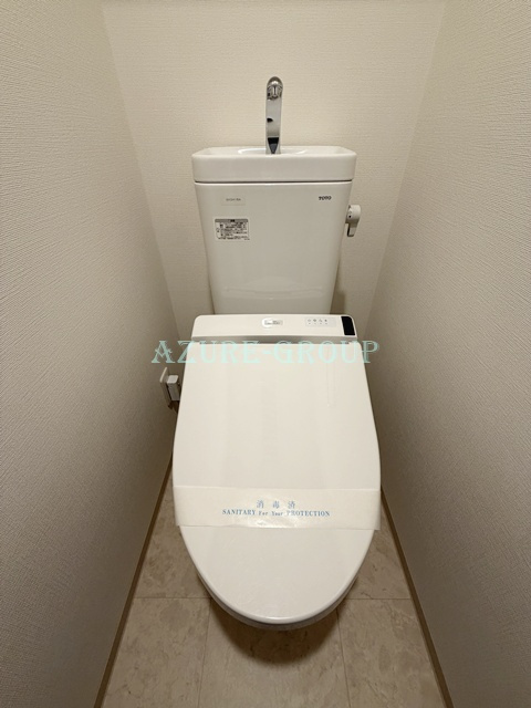 川崎市中原区今井上町の賃貸マンションのトイレ