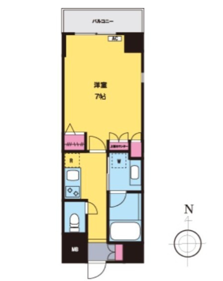 レジデンスダイキの間取り