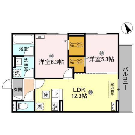 La fleurの間取り