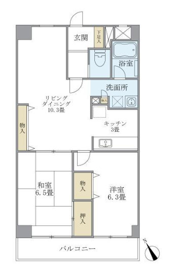 アーンジユ赤羽岩淵の間取り