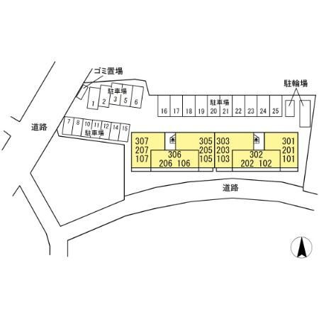 コリーヌの区画図