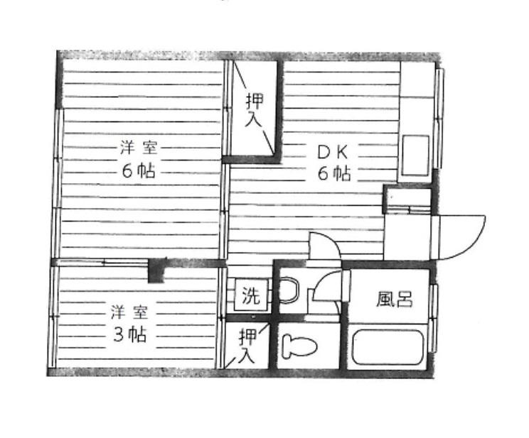 東洋マンションの間取り