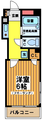 【間取り】 | メゾンフラワー笹塚