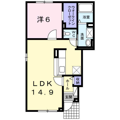 フィール　ファインの間取り