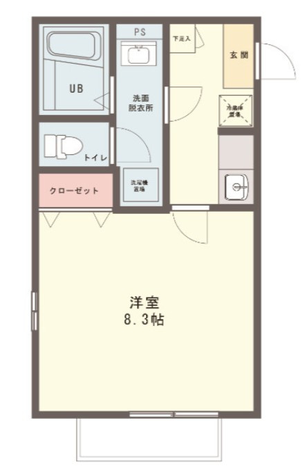 仲介手数料（賃料の1.10ヵ月）の50％OFF対象物件！の間取り