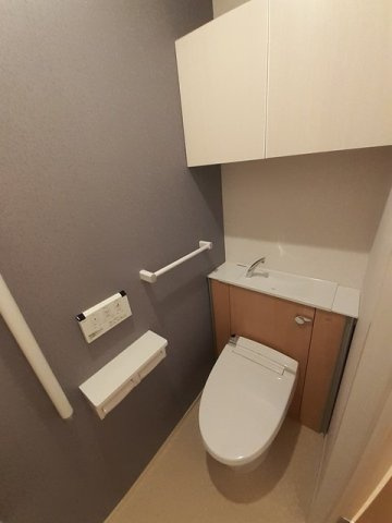 グレイスヴィラ２番館のトイレ|コンパクトで使いやすいトイレです