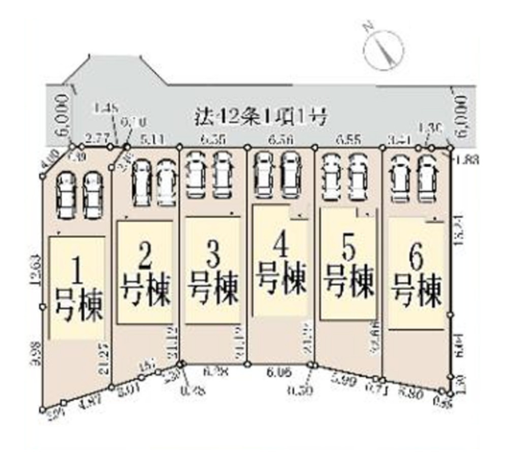明石市大久保町松陰7期　全6棟1号棟　新築戸建のエントランス