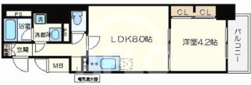 ラヴ心斎橋ウエストの間取り|LAV心斎橋WEST　外観