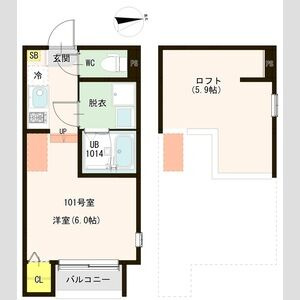 【間取り】 | 【仲介手数料0円】ハーモニーテラス深草