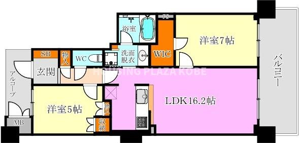 須磨コーストタワーの間取り