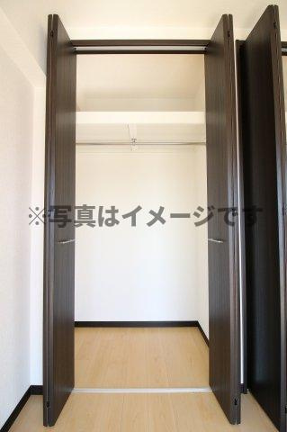 （仮称）都城天神町HEマンションの収納|たっぷりとした収納スペースです
