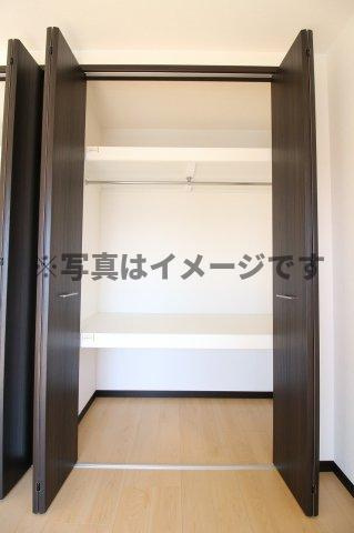 （仮称）都城天神町HEマンションの収納|こまごまとしたものを収納できそうですね