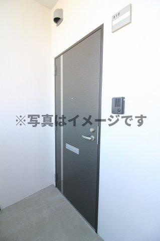 （仮称）都城天神町HEマンションの玄関|玄関です