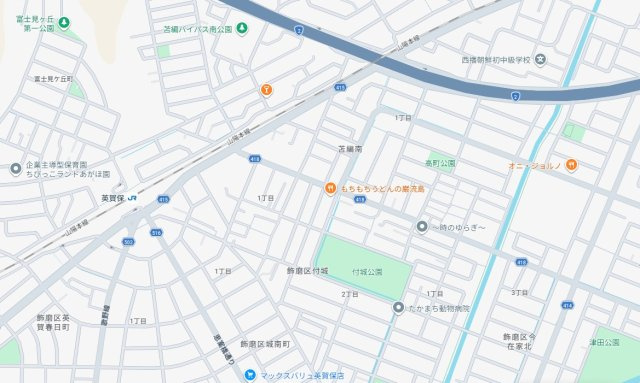 姫路市苫編南2丁目　　JR「英賀保駅」徒歩8分の地図