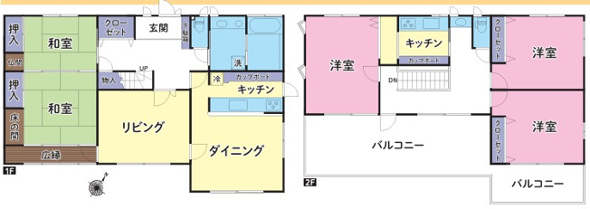 【間取り】 | 嵐山町むさし台　中古住宅  