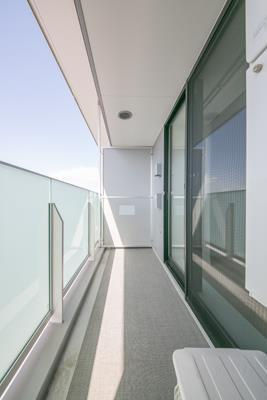 メルクマール京王笹塚レジデンスのバルコニー|※写真は同タイプ住戸です。