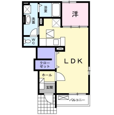 プロムナードＲの間取り