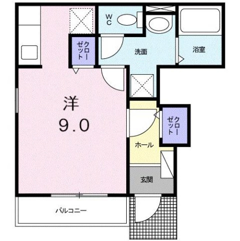 ＶＥＲＴ　ＣＯＵＲＴの間取り