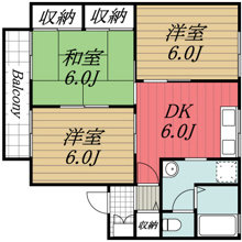 【間取り】 | シャルム五井