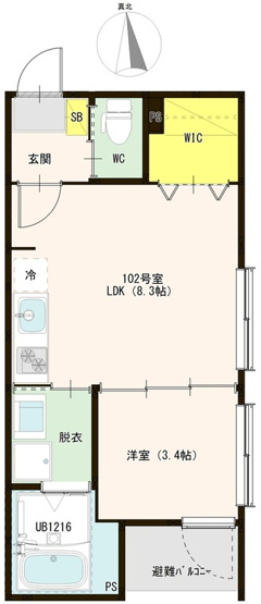 【間取り】 | ルミエール平野上町