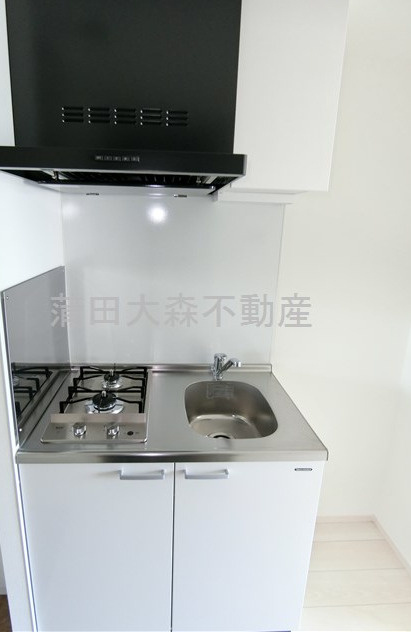 リバティ蒲田のキッチン|2口ガスシステムキッチン
