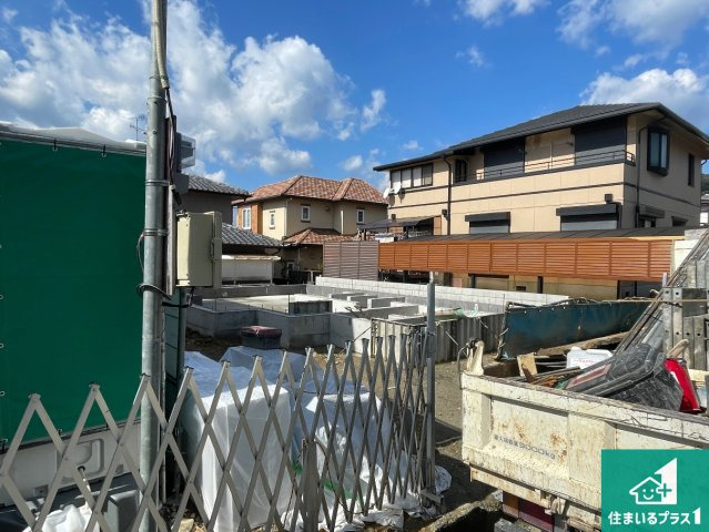 豊能郡豊能町ときわ台　第1期　新築一戸建ての外観|現在の進捗状況です！順調に作業進行中、完成が待ち遠しいです！詳細の間取り等、お気軽にお問い合わせください！