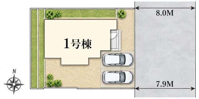 豊能郡豊能町ときわ台　第1期　新築一戸建ての外観|現在建築中！落ち着いた街並みで新生活を始めることが出来そう！周辺の物件も併せてご紹介させて頂きます！