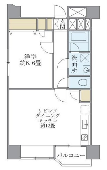 ＴＳ大森ハイムの間取り|間取りです。
