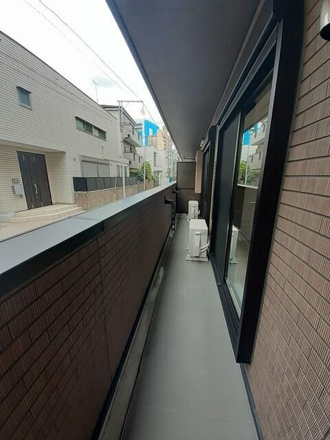 アンソレイエ町屋のバルコニー