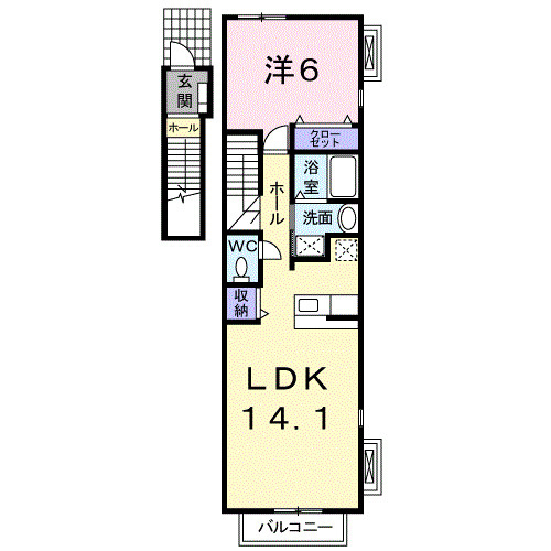 I Wing 21の間取り