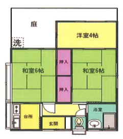 【間取り】 | 川崎貸家