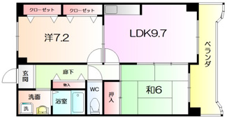 【間取り】 | グランシェールＳ