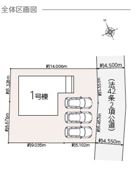グラファーレ市原市青柳２期の区画図